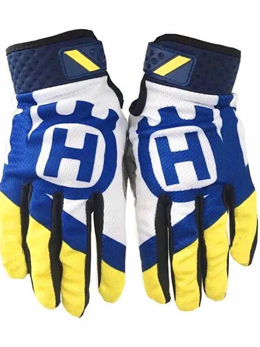 2024 husqvarna Moto Gloves Top Navy MX Motorcycle Gloves Off Road Motocross Glove MTB Dirt Bike Glove