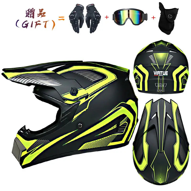 Send 3 pieces gift motorcycle helmet children off-road helmet bike downhill AM DH cross helmet capacete motocross casco