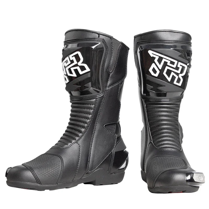 Size 39-46 Professional Motocross Boots Motorcycle Off-road Boots Motorcycle Shoes Non-slip Moto Protector 4 Colour