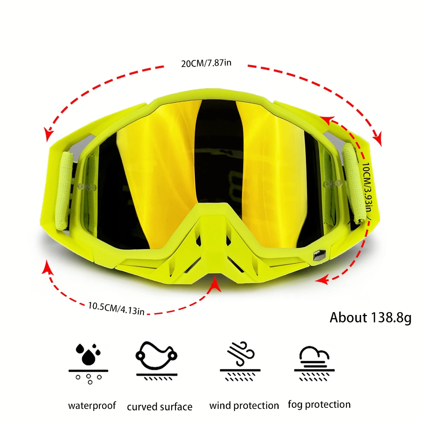 MX Motorcycle Goggles Motocross Glasses Off-road Sunglasses For Man MTB ATV Mask Windproof Protection Cycling Racing Goggles