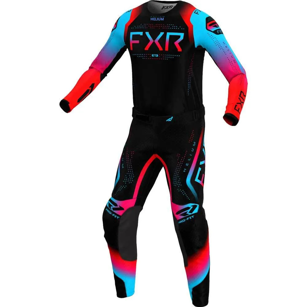 2025 Helium FXR Motocross Gear Set mx Power Wear Off Road Jersey Set ATV kit Breathable Dirt Bike Combo Suit Moto Kit