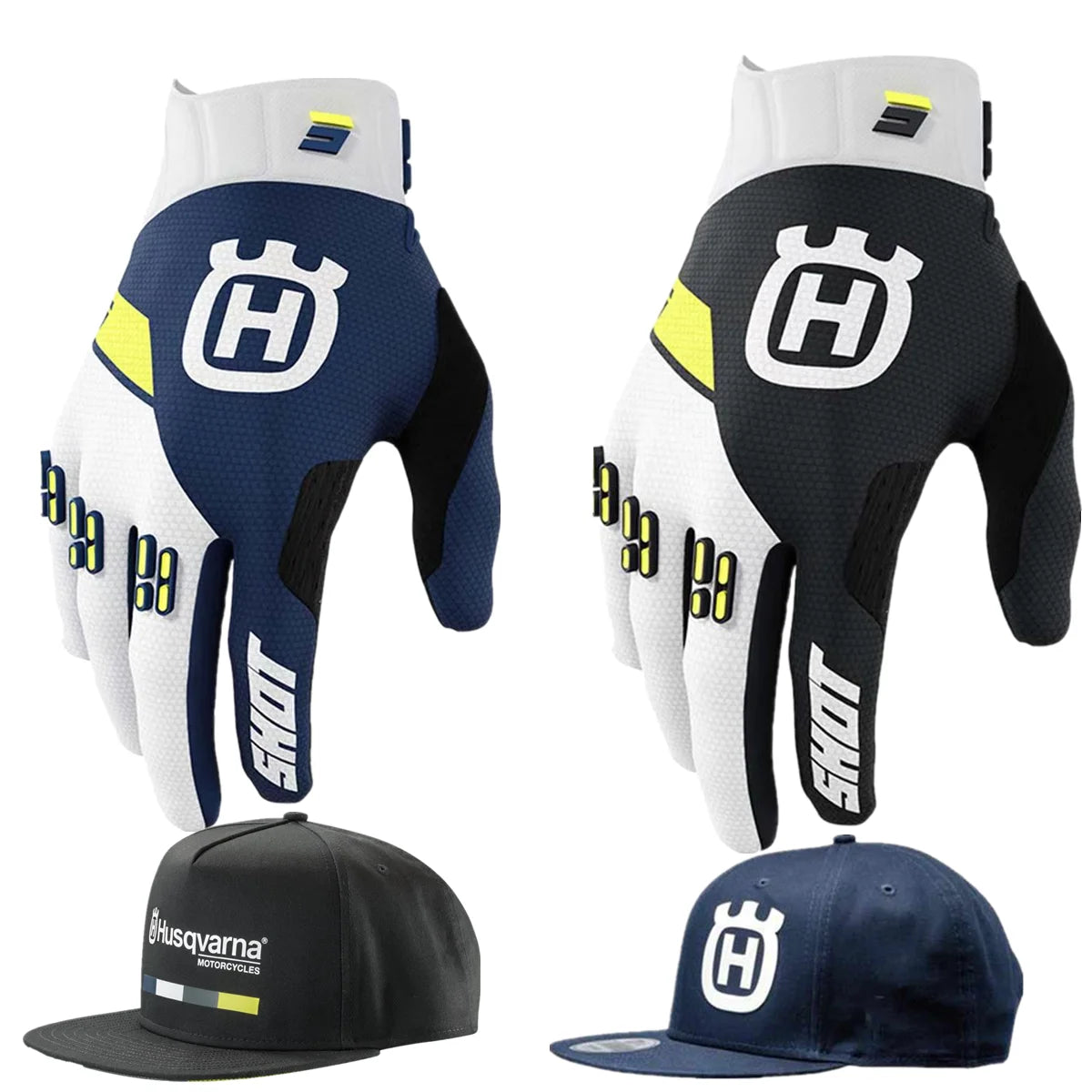 2024 husqvarna Moto Gloves Top Navy MX Motorcycle Gloves Off Road Motocross Glove MTB Dirt Bike Glove