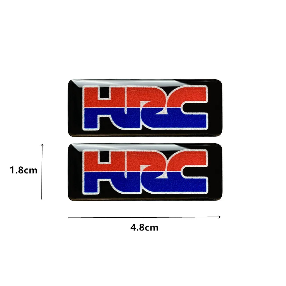 Motorcycle Stickers Wing Logo HRC Tank Helmet Racing Decal Red Kit For Honda Cbr250r Xrv750 Cbr600rr Hrc Forza Monkey 125