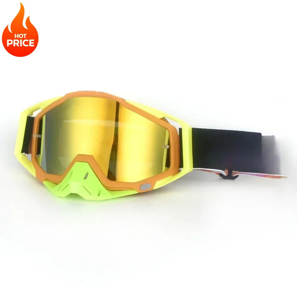 MTB High Quality Motocross Goggles ATV Protection Cycling Racing Motorcycle Glasses Mask Sunglasses Windproof Skiing Goggles