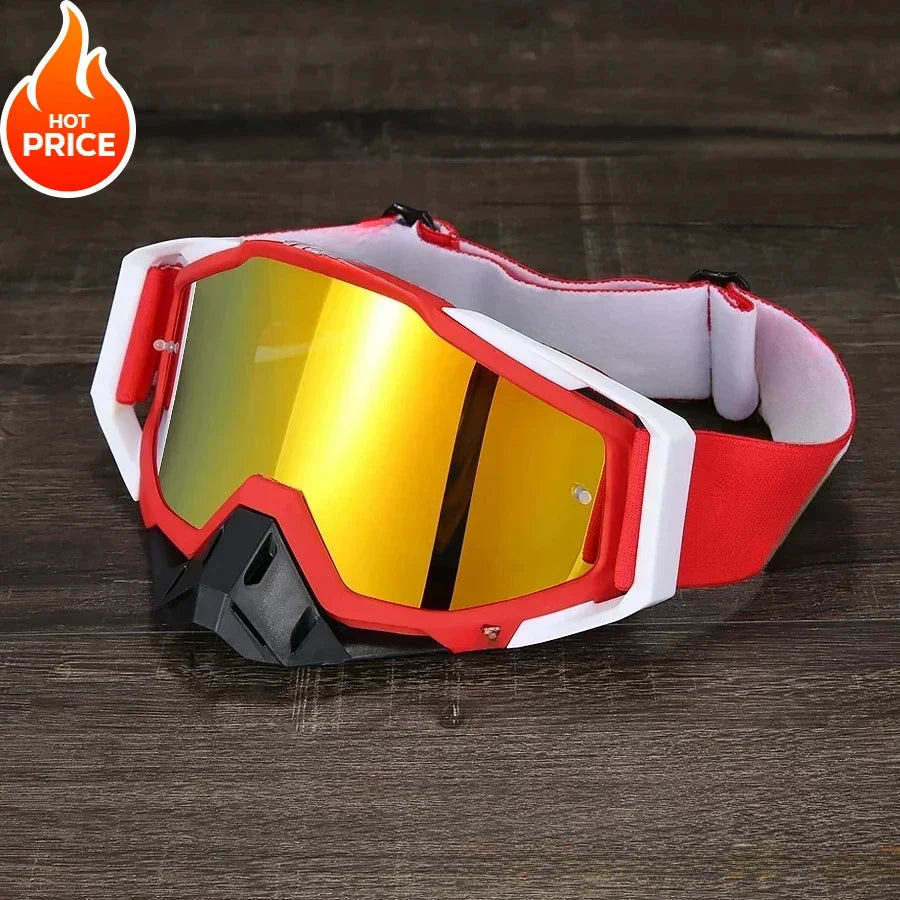 MTB High Quality Motocross Goggles ATV Protection Cycling Racing Motorcycle Glasses Mask Sunglasses Windproof Skiing Goggles