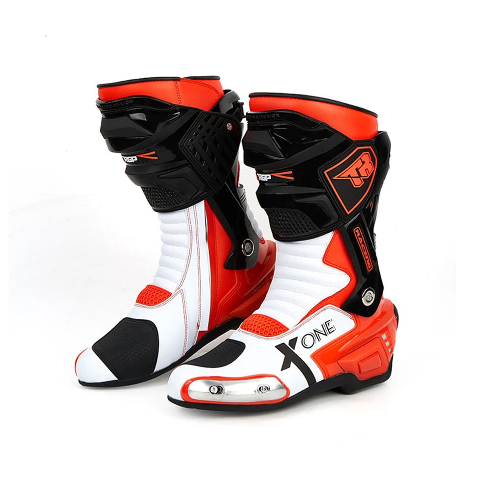 Size 39-46 Professional Motocross Boots Motorcycle Off-road Boots Motorcycle Shoes Non-slip Moto Protector 4 Colour