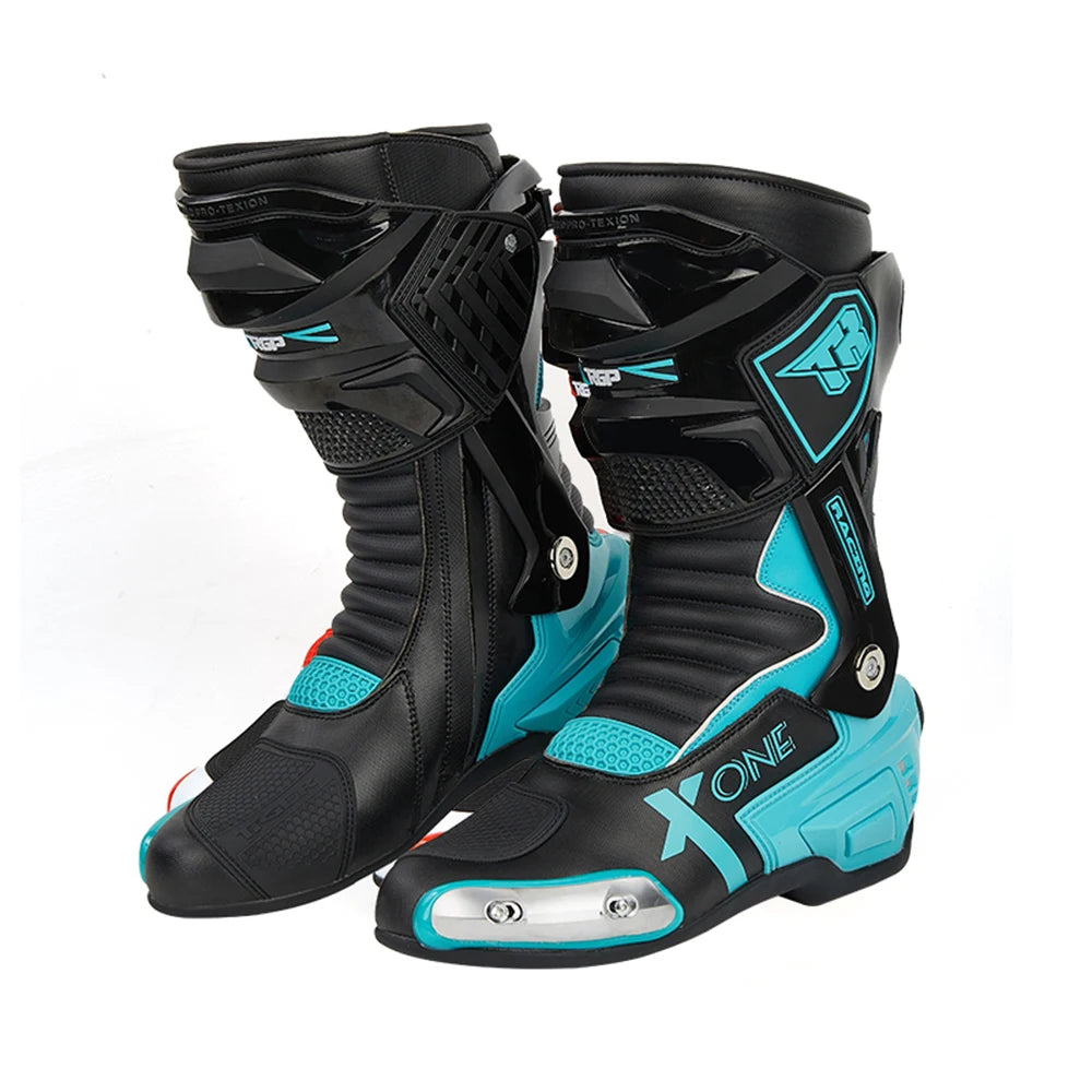 Size 39-46 Professional Motocross Boots Motorcycle Off-road Boots Motorcycle Shoes Non-slip Moto Protector 4 Colour