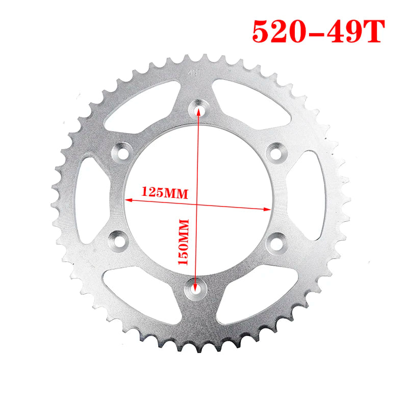 Motorcycle Rear Chain Sprocket 42T 45T 48T 50T 52T for KTM EXC SX XCW EXCF SXF MXC LC4 SMC SMR 125 144 150 200 250 300 450 525