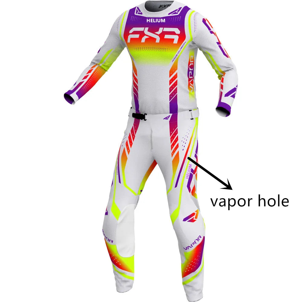 2025 Helium FXR Motocross Gear Set mx Power Wear Off Road Jersey Set ATV kit Breathable Dirt Bike Combo Suit Moto Kit