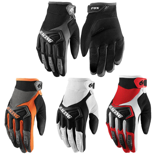 New 4-Color Motorcycle Riding Gloves, Motorcycle Bicycle Outdoor Sports Universal Gloves, Colorful And Versatile