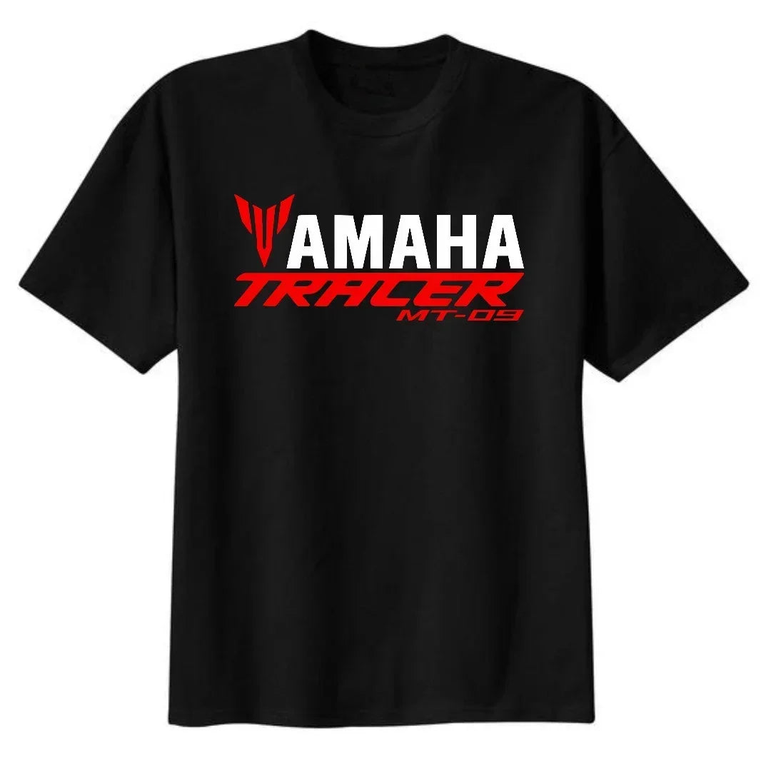 For Yamahas TRACER MT 09 T Shirt Men New LOGO T-shirt 100% Cotton Summer Short Sleeve Round Neck Tees Male