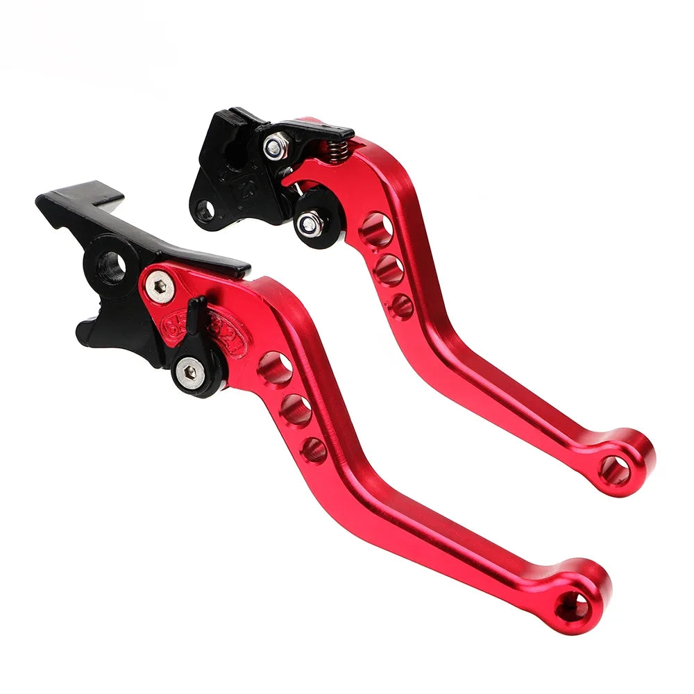 Universal Motorcycle Clutch Brake Handle Alloy CNC Modified Horn Adjustable Hand Lever For BMW Honda Suzuki Motor Accessories