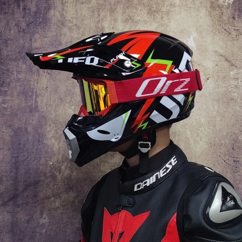 Off-road Motorcycle Helmet Bicycle Downhill AM DH Mountain Bike Capacete Cross Casco Motocross