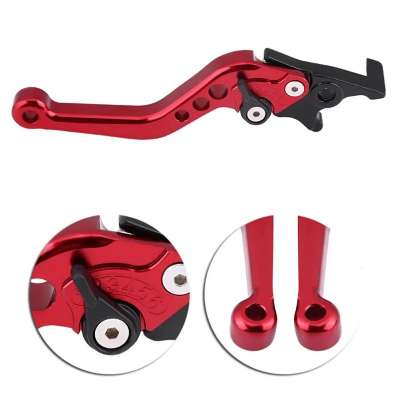 Universal Motorcycle Clutch Brake Handle Alloy CNC Modified Horn Adjustable Hand Lever For BMW Honda Suzuki Motor Accessories