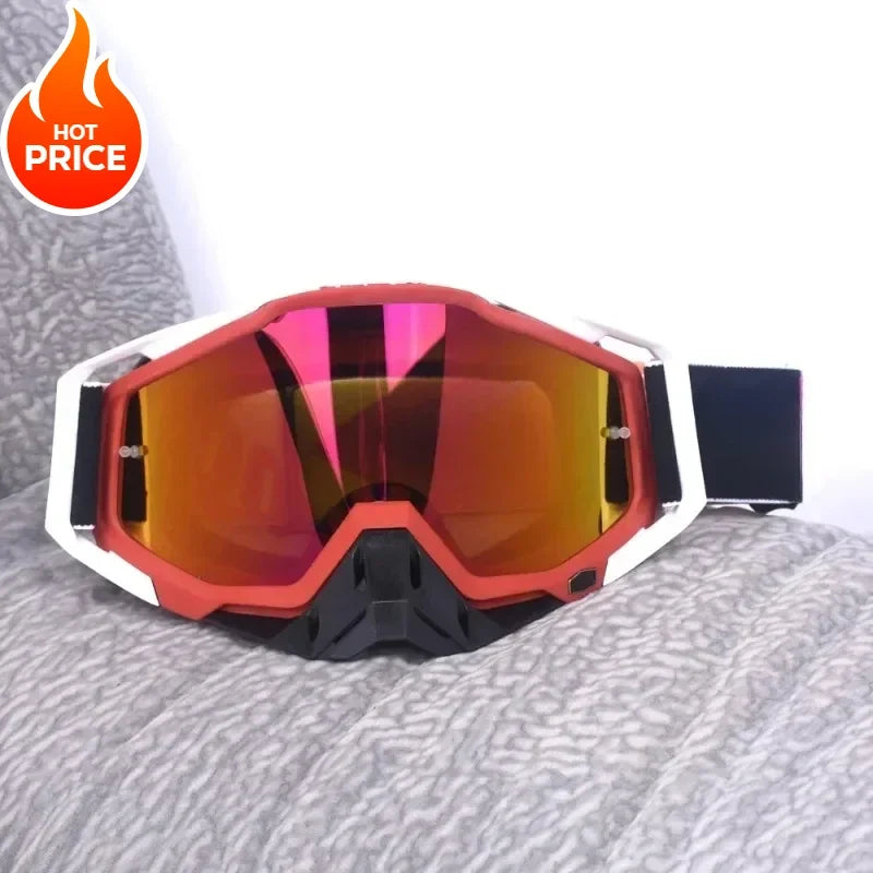 MTB High Quality Motocross Goggles ATV Protection Cycling Racing Motorcycle Glasses Mask Sunglasses Windproof Skiing Goggles