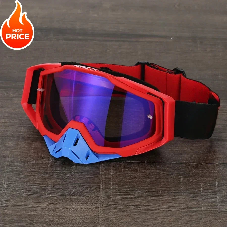 MTB High Quality Motocross Goggles ATV Protection Cycling Racing Motorcycle Glasses Mask Sunglasses Windproof Skiing Goggles