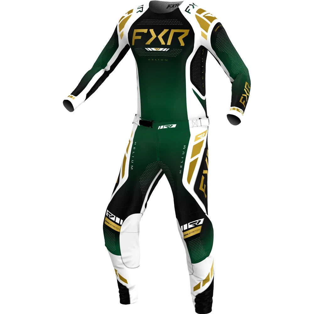 2025 Helium FXR Motocross Gear Set mx Power Wear Off Road Jersey Set ATV kit Breathable Dirt Bike Combo Suit Moto Kit