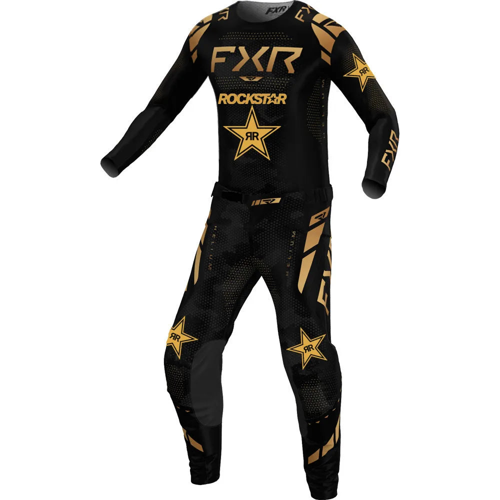 2025 Helium FXR Motocross Gear Set mx Power Wear Off Road Jersey Set ATV kit Breathable Dirt Bike Combo Suit Moto Kit