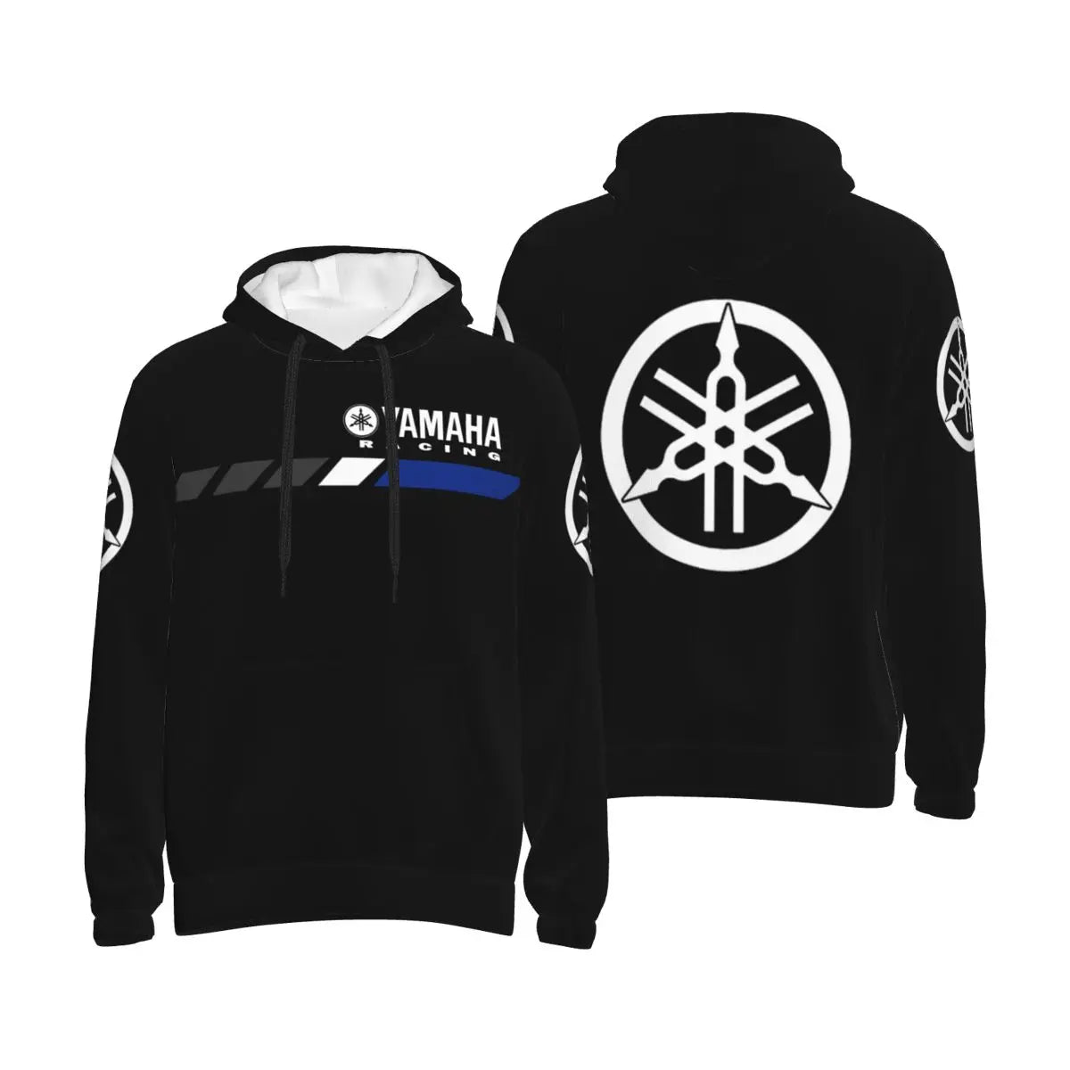 Y-Yamahas Hoodie For Men Women Pullover Long Sleeve Motorcycle Brand Sweatshirts Drawstring Hooded Shirt with Kanga Pocket