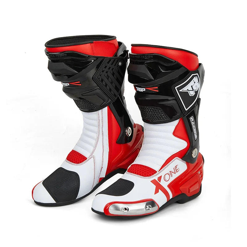 Size 39-46 Professional Motocross Boots Motorcycle Off-road Boots Motorcycle Shoes Non-slip Moto Protector 4 Colour