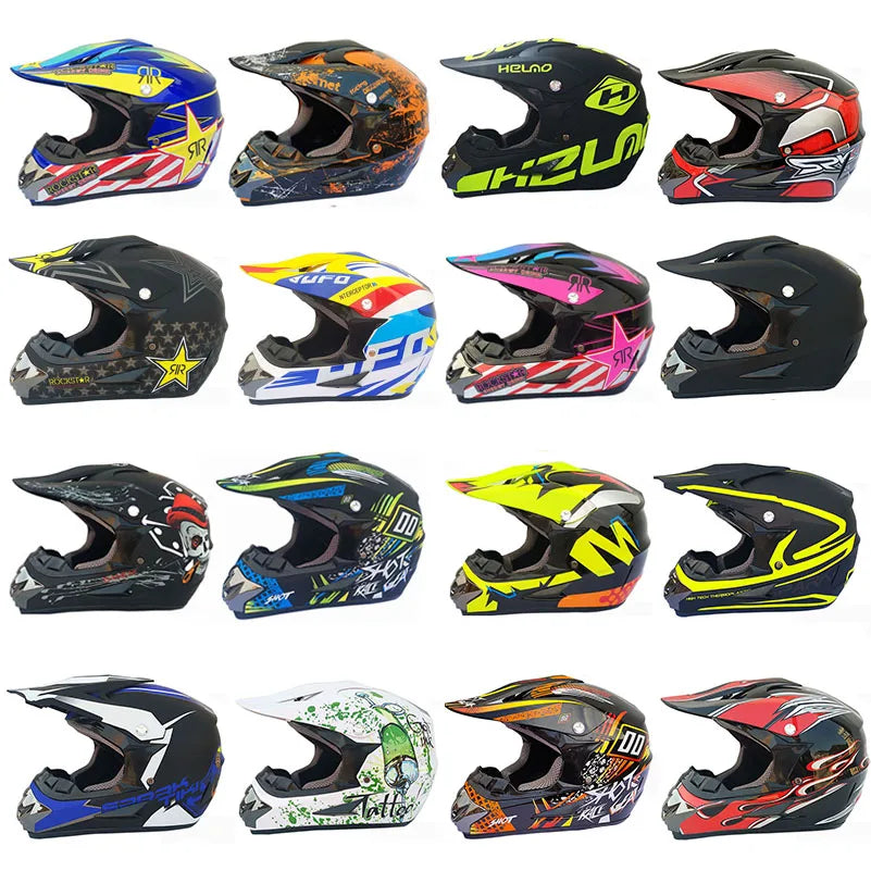 Man Woman Motocross Motorcycle Helmet ATV Motocross MTB MTB DH Racing Helmet Cross Helm Capacetes Send 3 pieces gift.