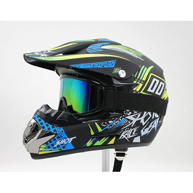 Man Woman Motocross Motorcycle Helmet ATV Motocross MTB MTB DH Racing Helmet Cross Helm Capacetes Send 3 pieces gift.