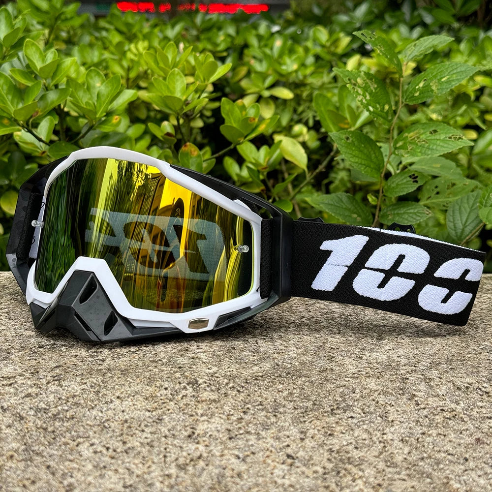 Hot 100 Motorcycle Glasses Goggles Motocross Goggles Helmet MX Moto Dirt Bike ATV Ski Outdoor Sports Glass Scooter Googles Mask