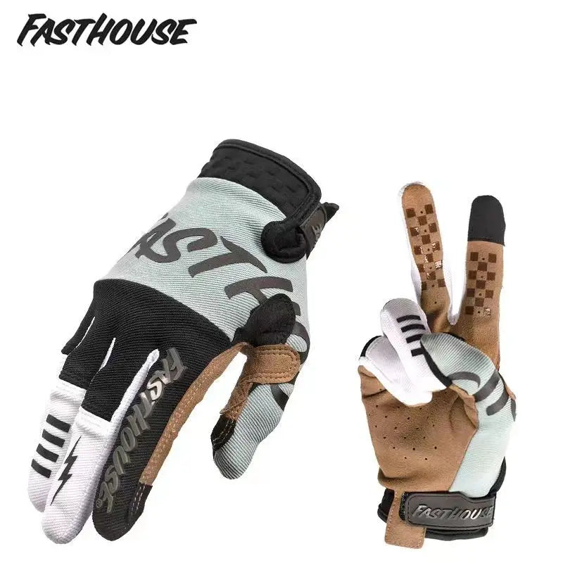 Skeleton Gloves Motorcycle Motocross Off Road MX BMX MTB ATV Guantes Moto Bicycle Touch Screen Cycling Gloves