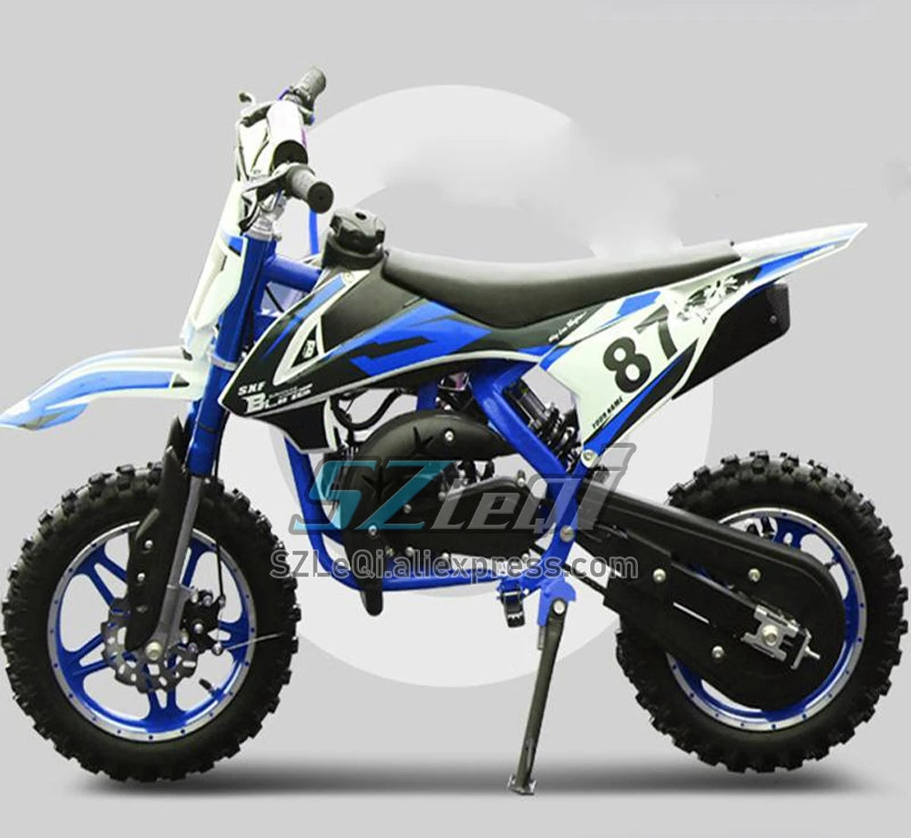 49/50CC 4 Stroke ATV OFF-road Gasoline Motorcycle Racing MOTO Dirt Bike Motorbike For Adult Children Boy Girl Child Student Men