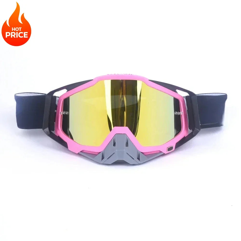 MTB High Quality Motocross Goggles ATV Protection Cycling Racing Motorcycle Glasses Mask Sunglasses Windproof Skiing Goggles