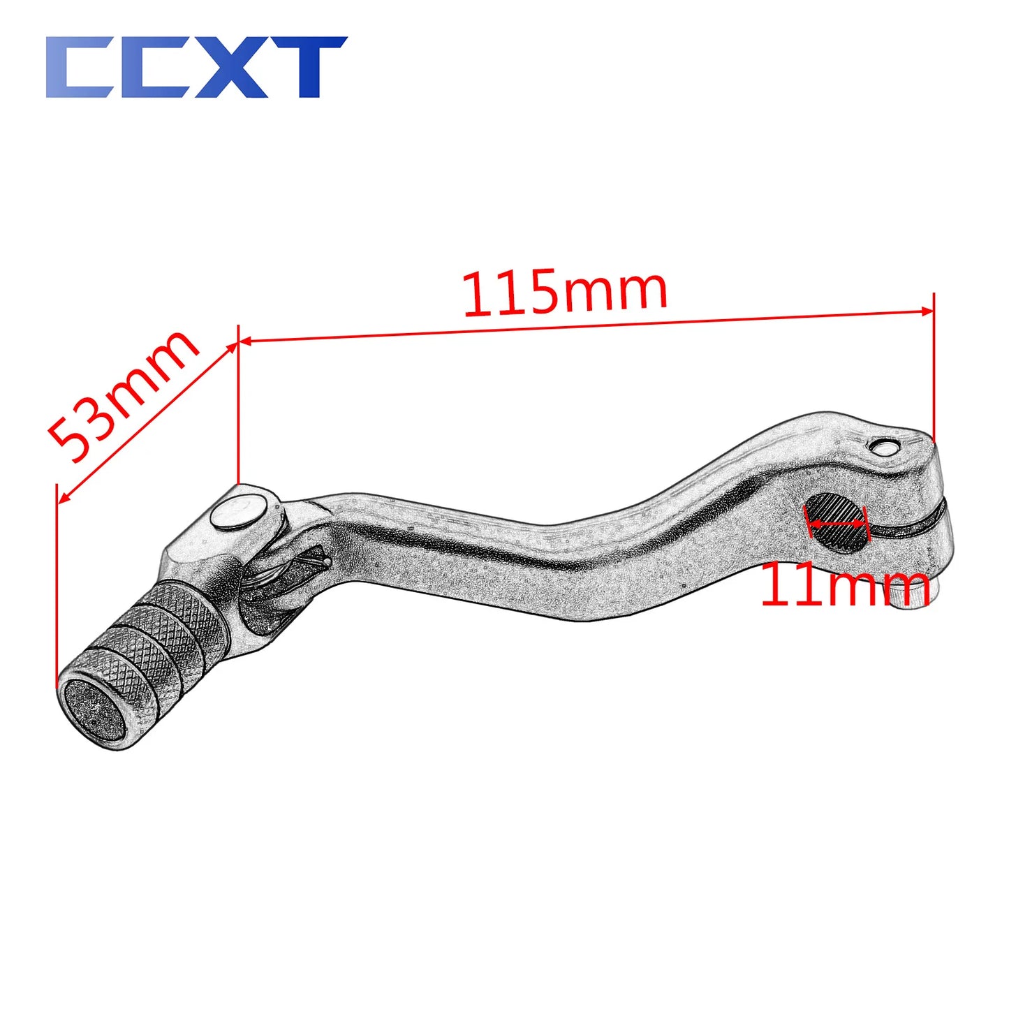 Motorcycle CNC Gear Shift Pedal Lever For Kayo T2 T4 T6 K4 K6 Bosuer CB NC 250 300 450 Enduro Dirt Bike 125-250cc Universal Part