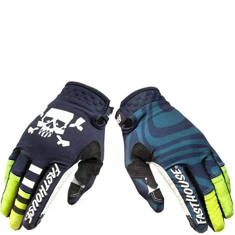 Skeleton Gloves Motorcycle Motocross Off Road MX BMX MTB ATV Guantes Moto Bicycle Touch Screen Cycling Gloves