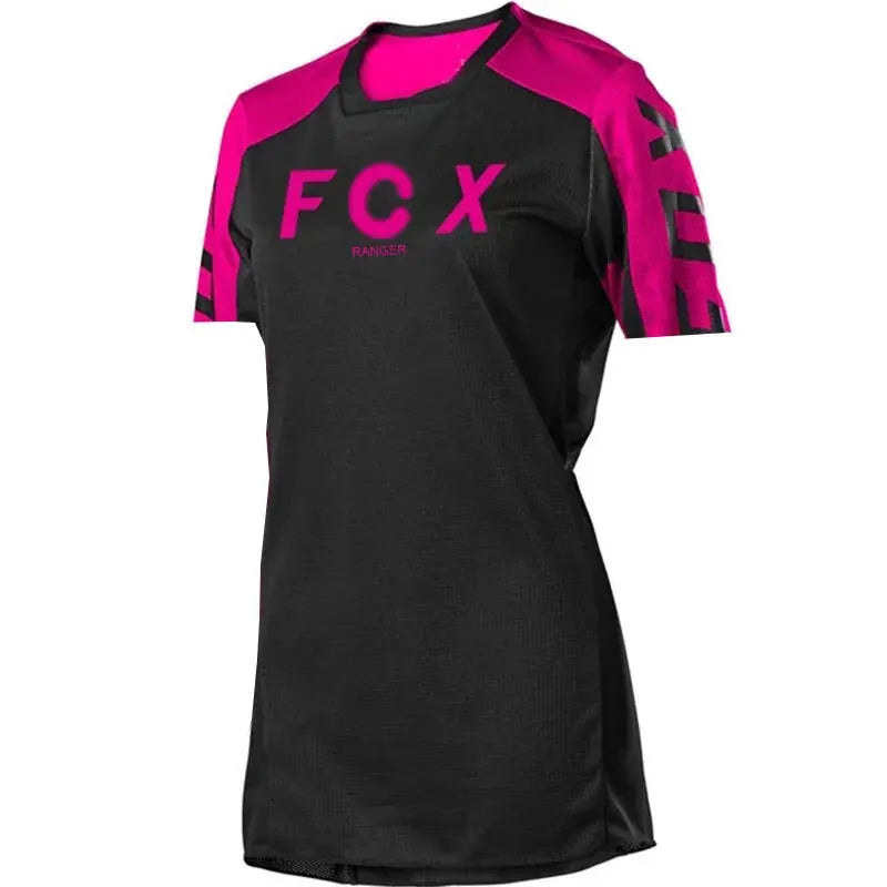 2025 WOMEN Downhill Jerseys  fcx Mountain Bike MTB Shirts Offroad DH Motorcycle Jersey Motocross Sportwear Clothing Bike FCX