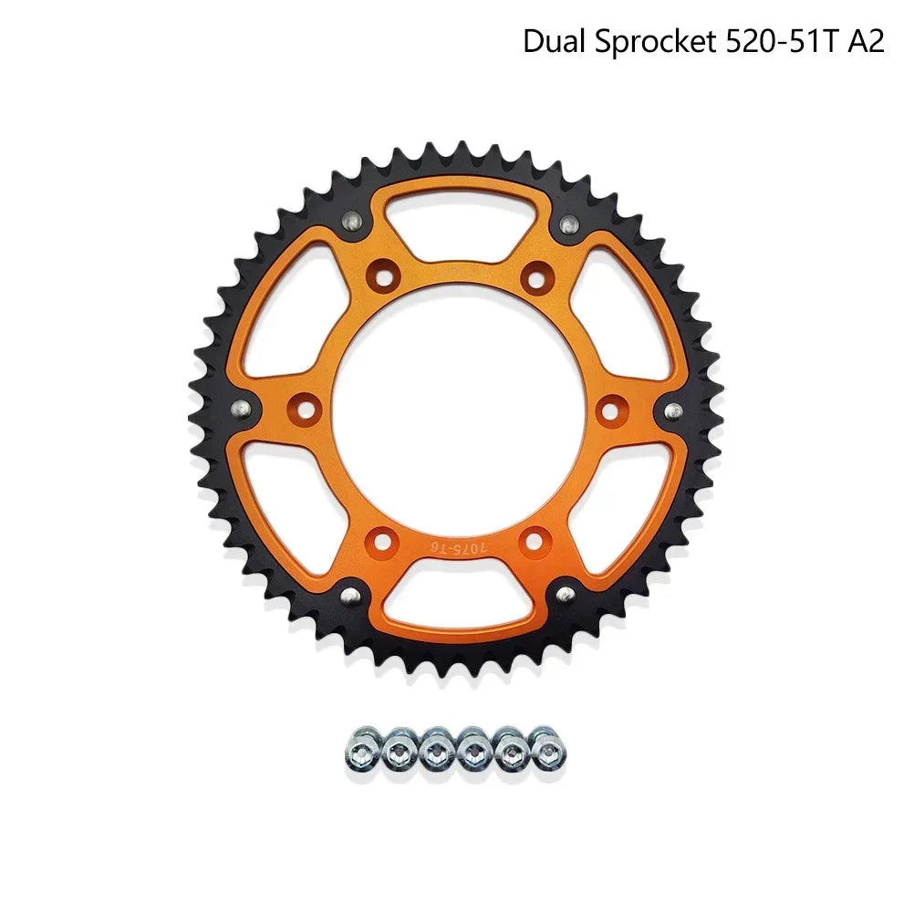 Motorcycle Rear Chain Sprocket 42T 45T 48T 50T 52T for KTM EXC SX XCW EXCF SXF MXC LC4 SMC SMR 125 144 150 200 250 300 450 525