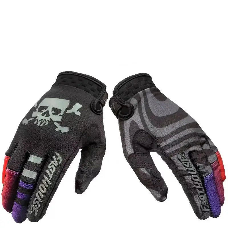 Skeleton Gloves Motorcycle Motocross Off Road MX BMX MTB ATV Guantes Moto Bicycle Touch Screen Cycling Gloves