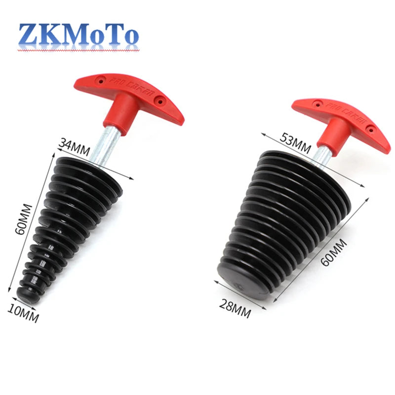 Exhaust Muffler Wash Plug Waterproof Plug Fit Motorcycle Pit Dirt Bike Enduro ATV Quad CR KX YZ CRF YZF RMZ KXF KTM DRZ 250 450