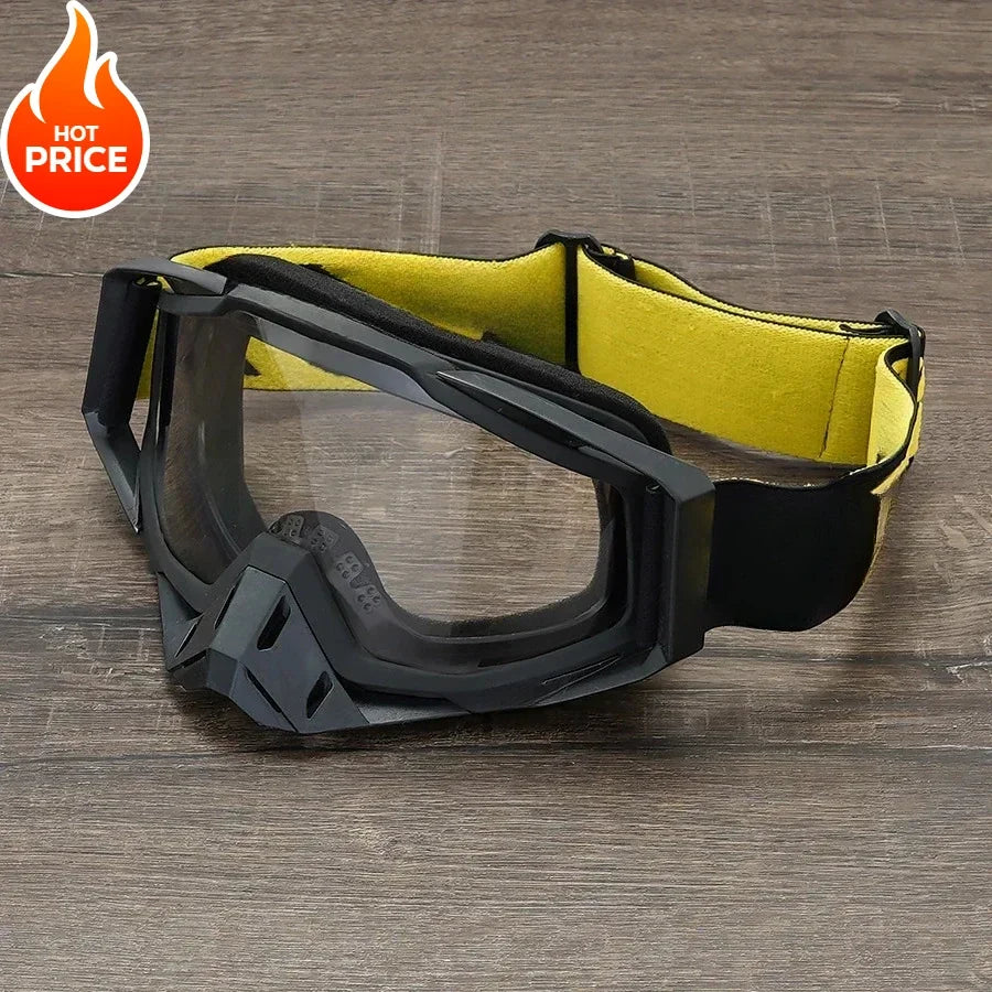 MTB High Quality Motocross Goggles ATV Protection Cycling Racing Motorcycle Glasses Mask Sunglasses Windproof Skiing Goggles