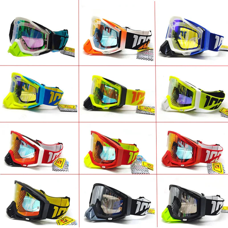 Men Motocross Goggles HD Lens Motorcycle Anti-fog Eyeglasses Riding Glasses Women Moto MX MTB Sunglasses Dirt Bike Accessories