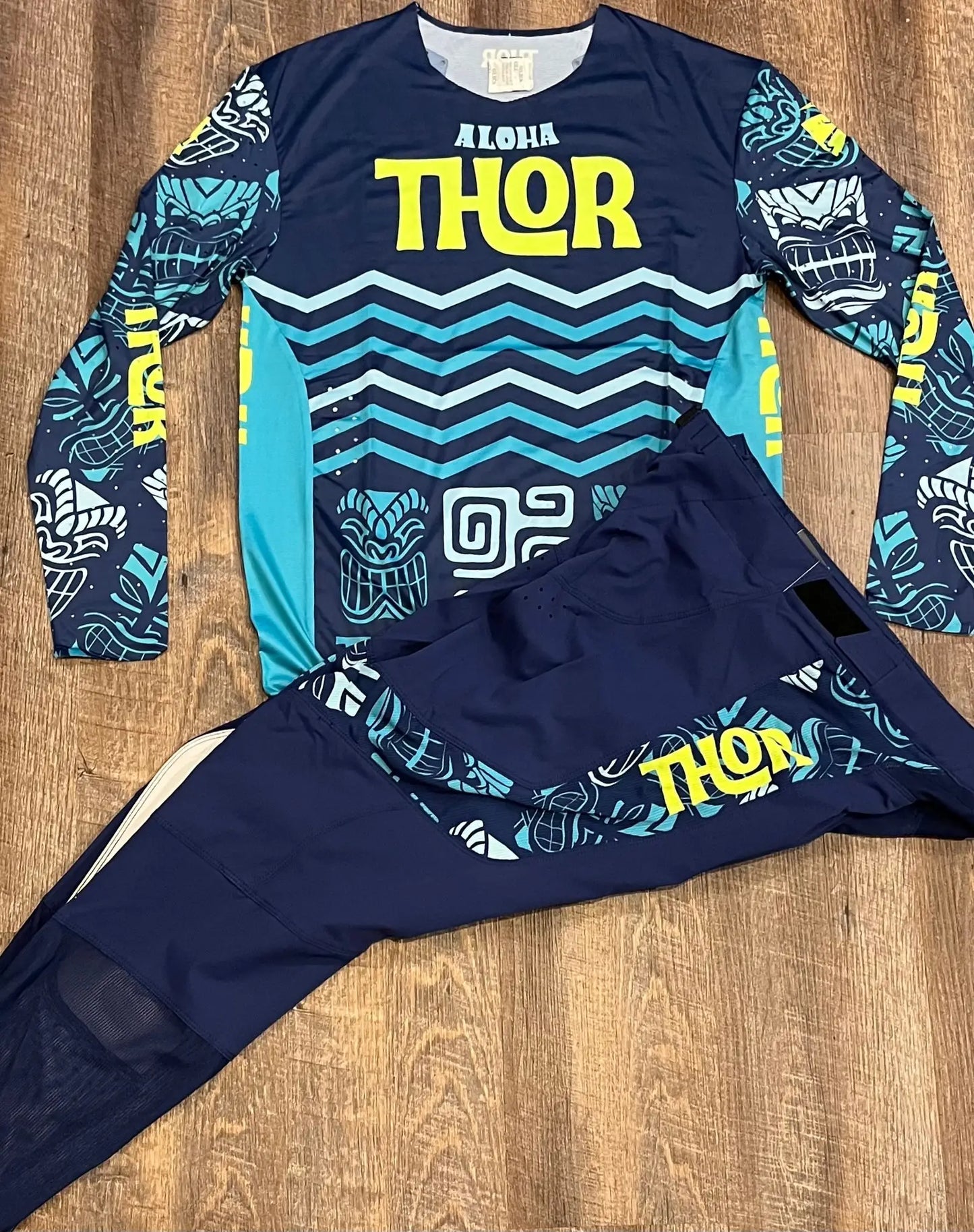 Black Gold thor mx 2025 fh Motocross Gear Set Prime Pro MX Jersey Set Dirt Bike Clothing Motorcycle Racing Suit