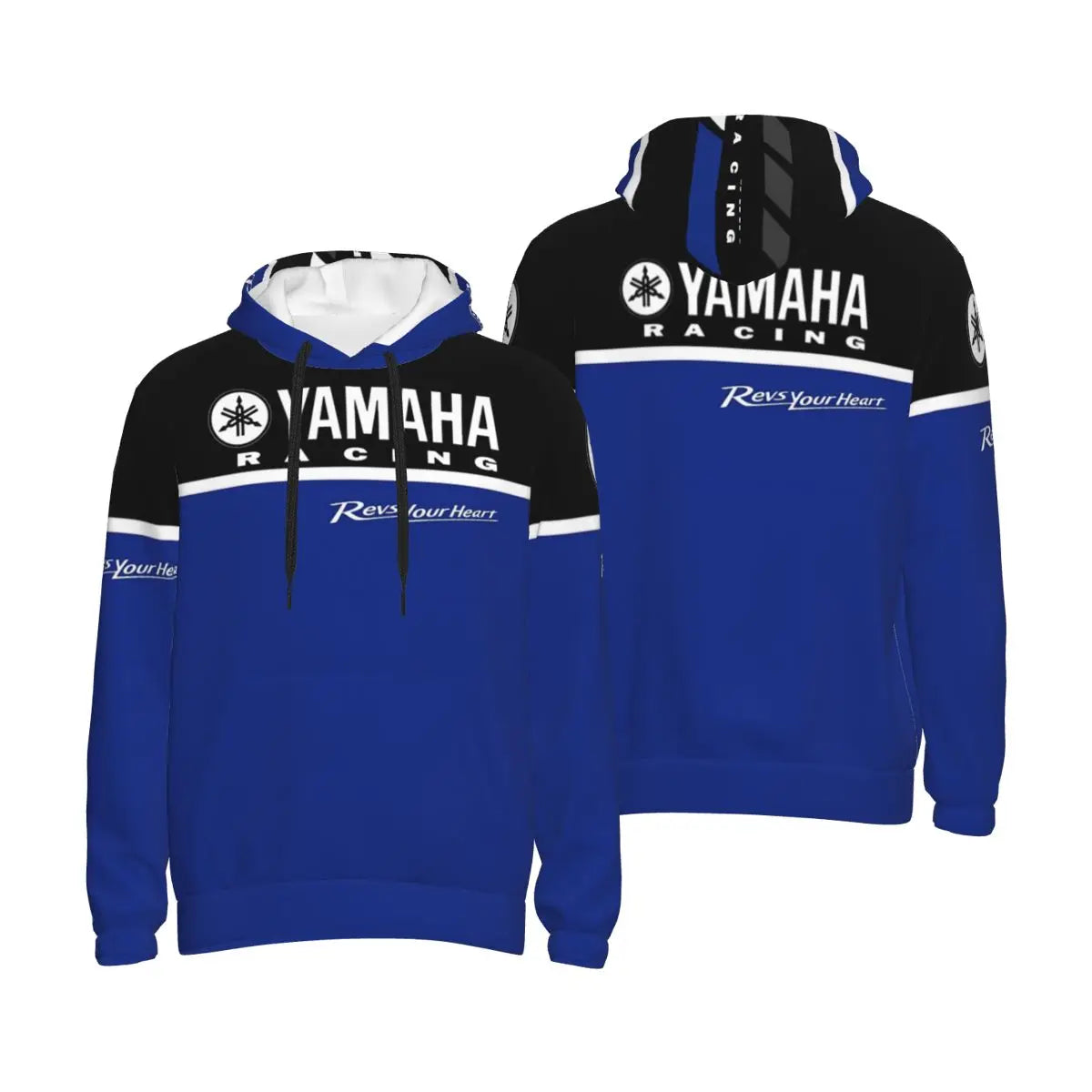 Y-Yamahas Hoodie For Men Women Pullover Long Sleeve Motorcycle Brand Sweatshirts Drawstring Hooded Shirt with Kanga Pocket